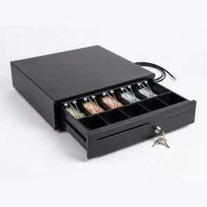 Trend-Tech TT-400 Heavy-Duty POS Kickback Cash Drawer (24V RJ11)